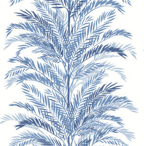 Keana Palm Coastal Blue by Seabrook Wallpaper