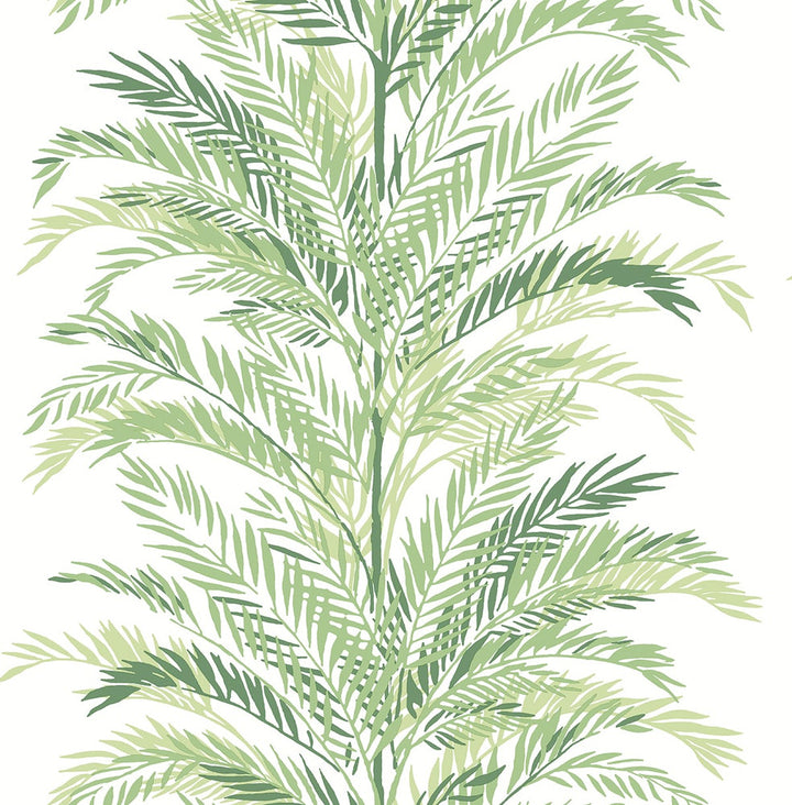 Keana Palm Paradise Green by Seabrook Wallpaper Lillian August Peel and Stick United States 30.75 20.87" 20.5" - Fabric Carolina -