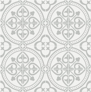 Villa Mar Tile Harbor Mist by Seabrook Wallpaper