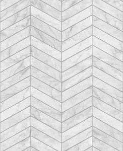 Marbled Chevron Calcutta & Argos Grey by Seabrook Wallpaper