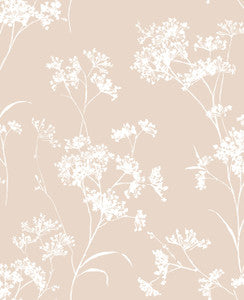 Floral Mist Peach Petal by Seabrook Wallpaper
