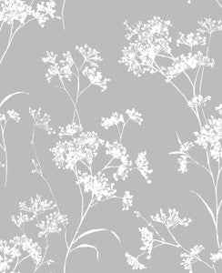 Floral Mist Alloy by Seabrook Wallpaper