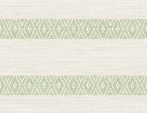Alani Geo Stripe Aloe by Seabrook Wallpaper