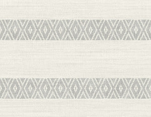 Alani Geo Stripe Fog by Seabrook Wallpaper