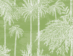 Palm Grove Summer Fern by Seabrook Wallpaper