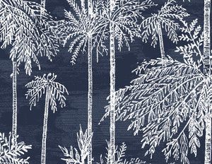 Palm Grove Midnight Sky by Seabrook Wallpaper