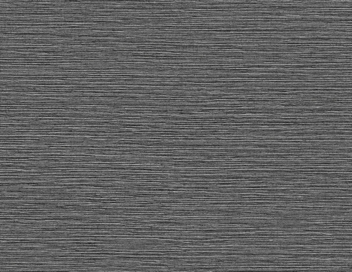 Tiger Island Faux Sisal Charcoal by Seabrook Wallpaper Coastal Haven United States 60.75 0" 27" - Fabric Carolina -