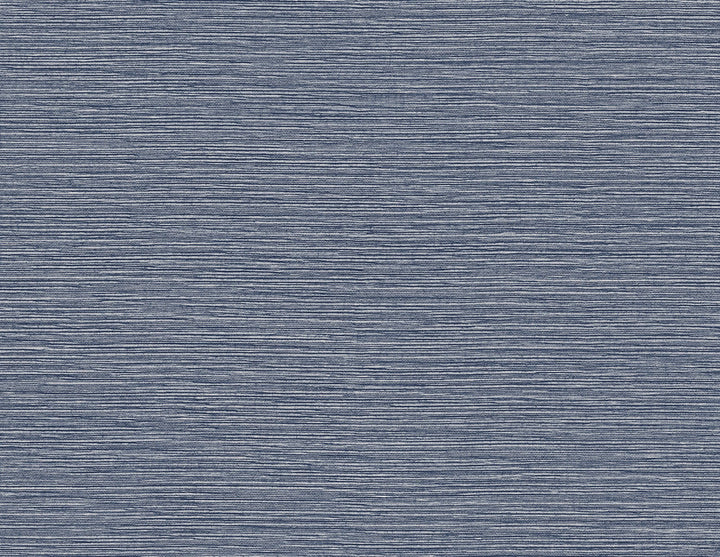 Tiger Island Faux Sisal Denim Blue by Seabrook Wallpaper Coastal Haven United States 60.75 0" 27" - Fabric Carolina -
