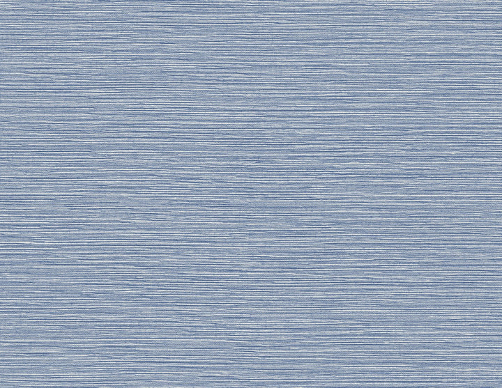 Tiger Island Faux Sisal Riviera Blue by Seabrook Wallpaper Coastal Haven United States 60.75 0" 27" - Fabric Carolina -