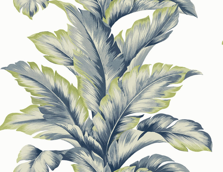 Banana Springs Deep Sea by Seabrook Wallpaper Coastal Haven United States 60.75 20.87" 27" - Fabric Carolina -