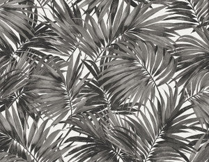 Cordelia Tossed Palms Onyx by Seabrook Wallpaper