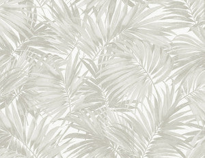 Cordelia Tossed Palms Dove Grey by Seabrook Wallpaper