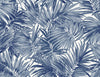Cordelia Tossed Palms Pacific Blue LN40712 by Lillian August Wallpaper