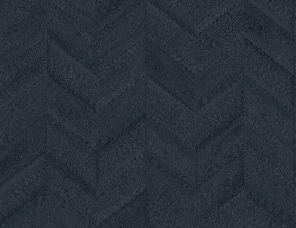 Keone Bay Chevron Nightfall by Seabrook Wallpaper Coastal Haven United States 60.75 20.87" 27" - Fabric Carolina -