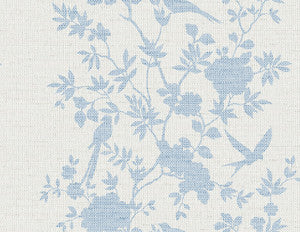 Aloha Bird Trail Maya Blue by Seabrook Wallpaper