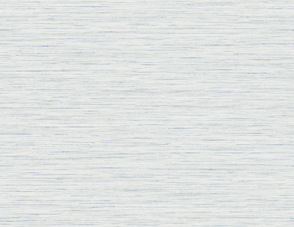 Loe Sanctuary Stria Blue Haze by Seabrook Wallpaper Coastal Haven United States 60.75 0" 27" - Fabric Carolina -