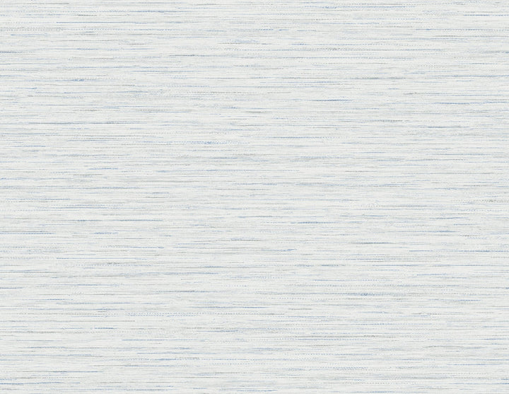 Loe Sanctuary Stria Blue Haze by Seabrook Wallpaper Coastal Haven United States 60.75 0" 27" - Fabric Carolina -
