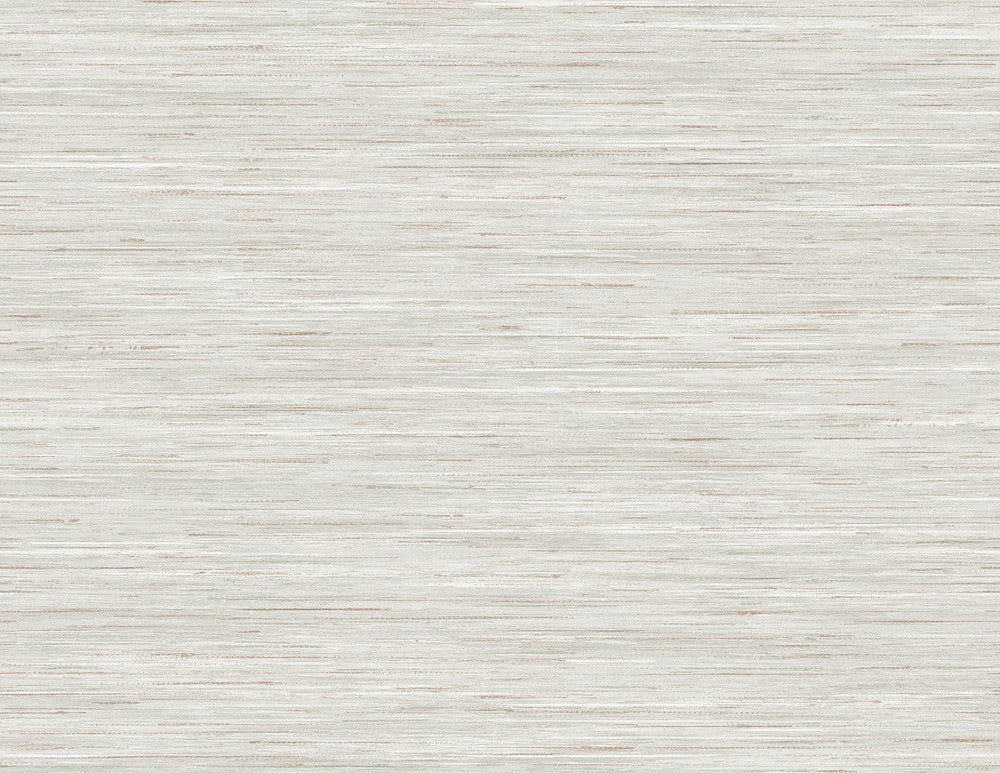 Loe Sanctuary Stria Creamsicle & Alloy by Seabrook Wallpaper Coastal Haven United States 60.75 0" 27" - Fabric Carolina -