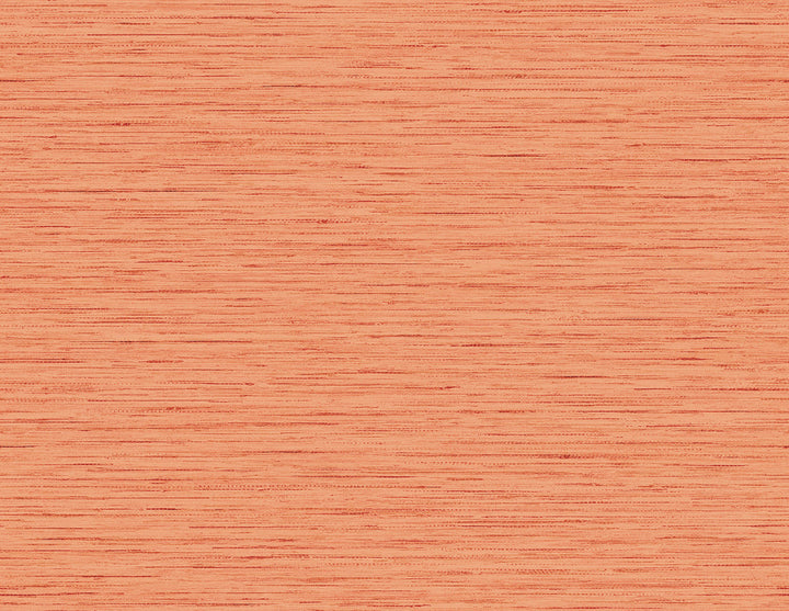 Loe Sanctuary Stria Persimmon by Seabrook Wallpaper Coastal Haven United States 60.75 0" 27" - Fabric Carolina -