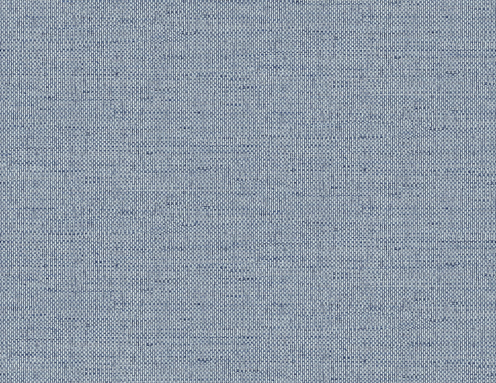 Kaya Faux Paperweave Coastal Blue by Seabrook Wallpaper Coastal Haven United States 60.75 0" 27" - Fabric Carolina -