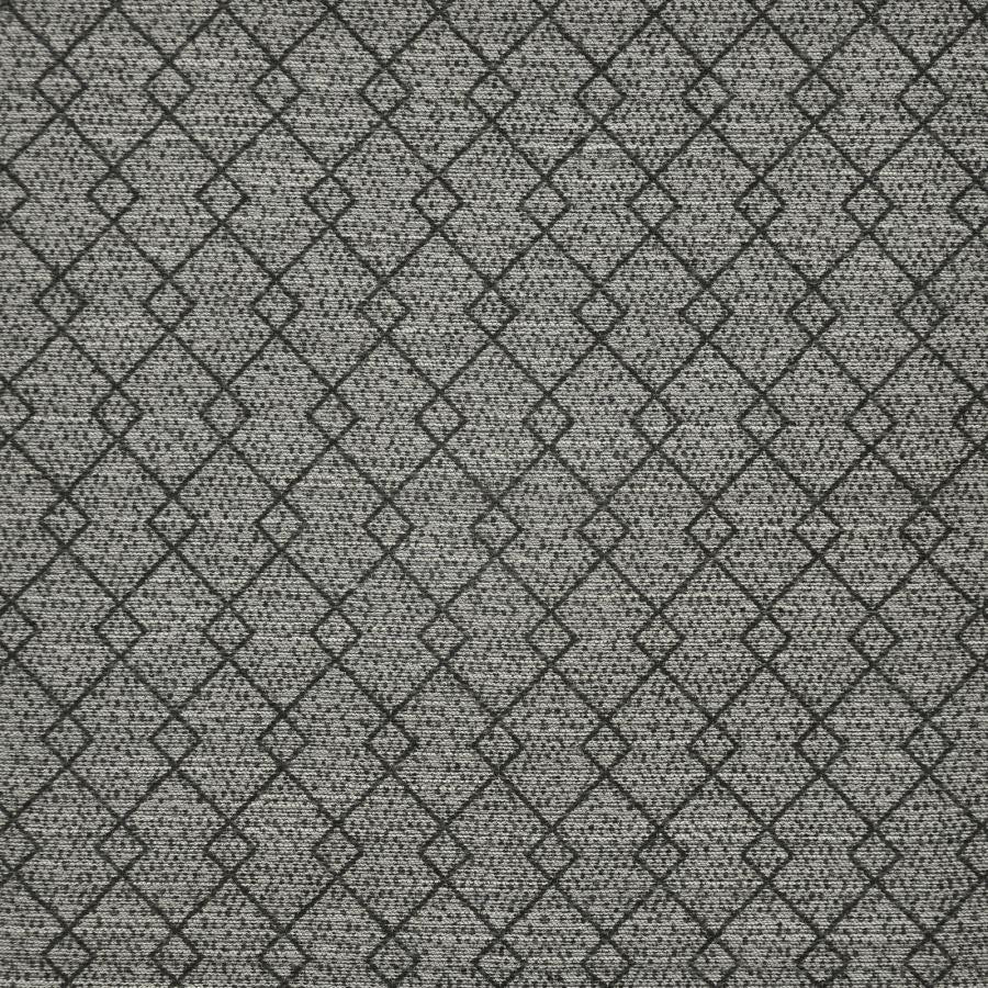 Linked In # 620 Charcoal by Maxwell Fabric PERFORMANCE WOVENS-VOL.III STONEWARE 39% POLYESTER/31% RAYON 19% OLEFIN/11% UPCYCLED COTTON USA V-3.6"H-7" 54" - Fabric Carolina -