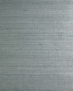 Sisal on Metallic Aquamarine by Seabrook Wallpaper
