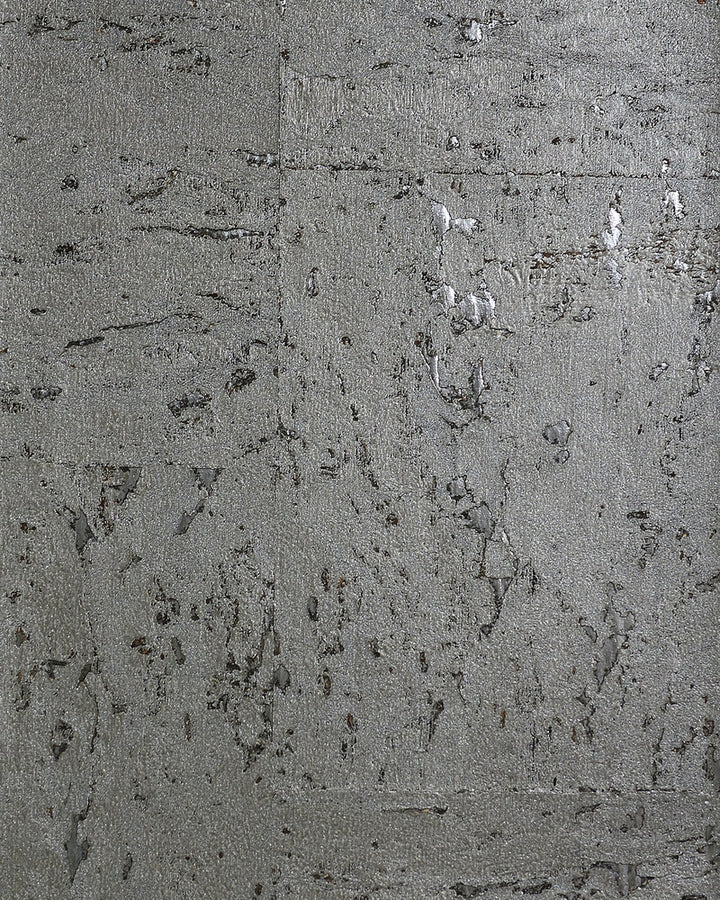 Cork on Metallic Backing Basalt by Seabrook Wallpaper Lillian August Natural Textured Wallcoverings 2 South Korea 72 0" 36" - Fabric Carolina -
