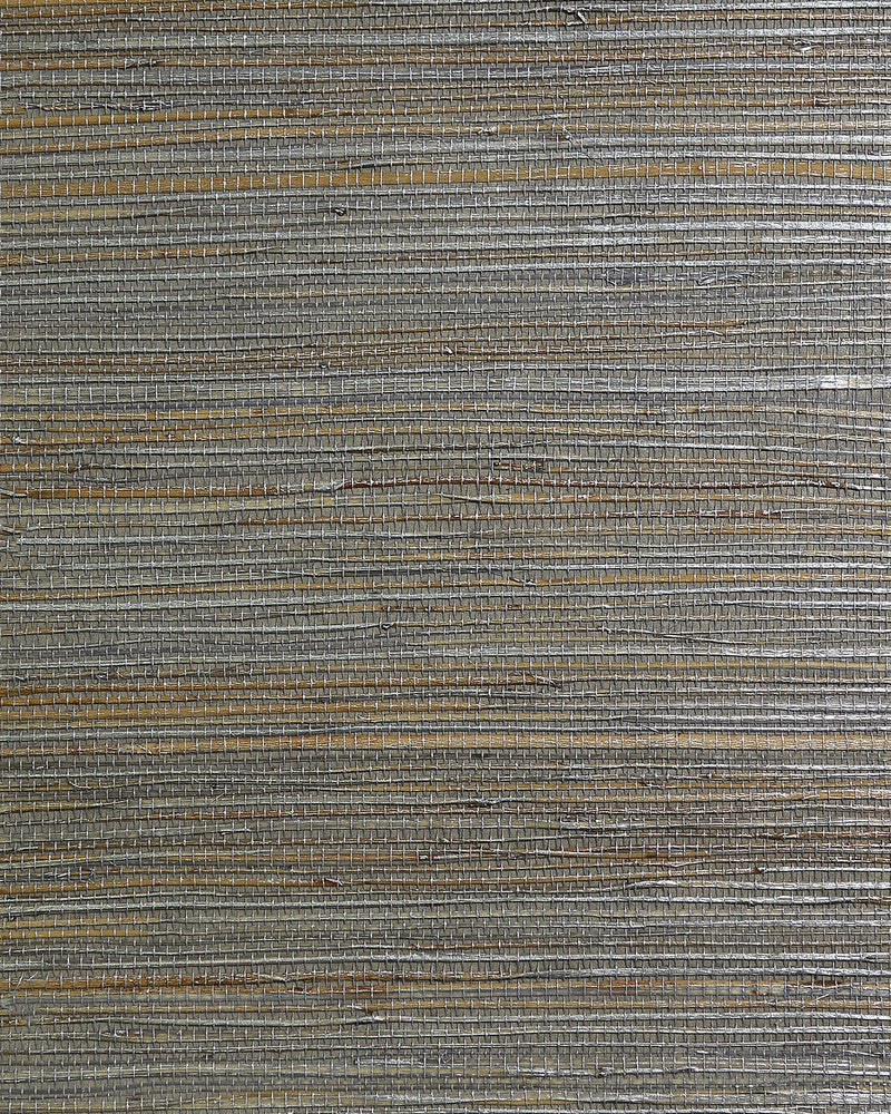 Raw Jute Multi Silver by Seabrook Wallpaper Lillian August Natural Textured Wallcoverings 2 China 72 0" 36" - Fabric Carolina -