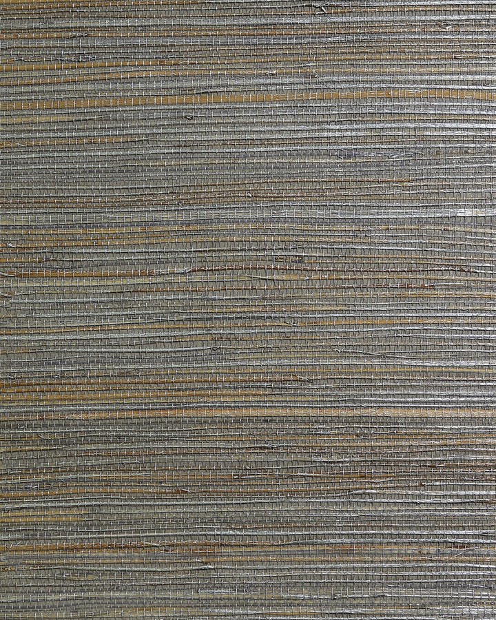 Raw Jute Multi Silver by Seabrook Wallpaper Lillian August Natural Textured Wallcoverings 2 China 72 0" 36" - Fabric Carolina -