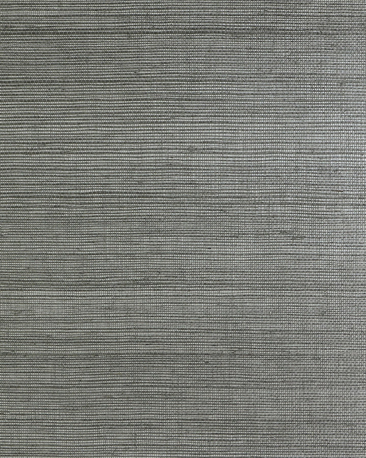Sisal on Metallic Slate Silver by Seabrook Wallpaper Lillian August Natural Textured Wallcoverings 2 China 72 0" 36" - Fabric Carolina -