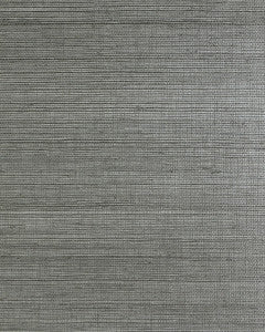 Sisal on Metallic Slate Silver by Seabrook Wallpaper