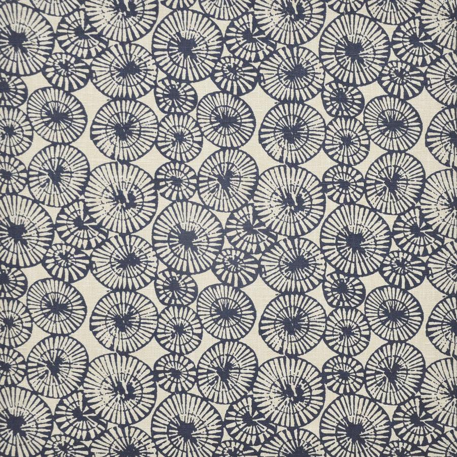 Limpit # 824 Deep Sea by Maxwell Fabric COLOR WAVES-RIVIERA 75% POLYESTER/15% COTTON 10% LINEN INDIA V-6.8"H-6" 54" - Fabric Carolina -