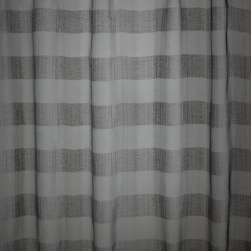 Lodi 2 Charcoal by Marcus William Designer Fabric Kai/Marcus William Twilight 80% Polyester 20% Linen TURKEY Horizontal: 6.625 and Vertical: 5.5 110 in - Swanky Fabrics -