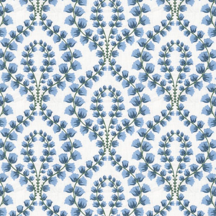 Loire 2 Chambray by Stout Fabric Stout Fabric Loire 2 ChambrayFabric Rainbow Library Powder/Wedgewood 100%Cot %Bemb India </p><p>Repeat: H: 16.875, V: 11 51 in - Fabric Carolina -