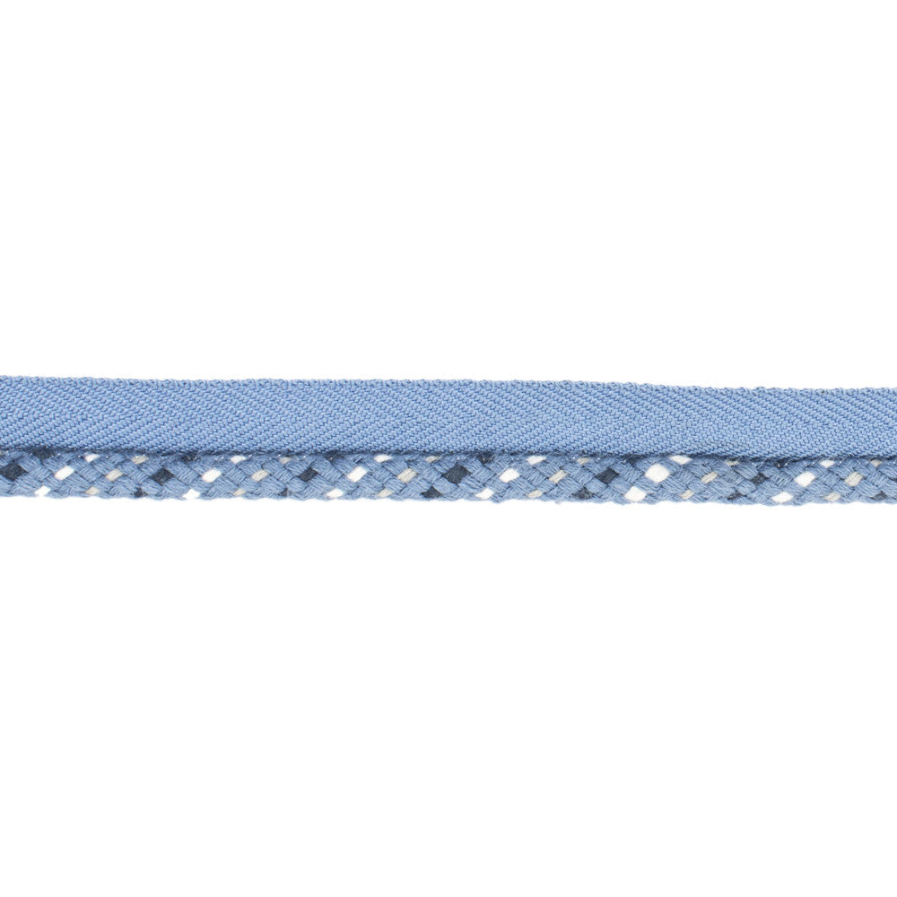 Longoria Lip Cord 2 Denim by Stout Trim Stout Trim Longoria Lip Cord 2 DenimTrim NEW TRADITIONS TRIM 82%COT 17%POL 1%NYL CHINA </p><p>Repeat: H: 0.000, V: 0.000 0.25 in - Fabric Carolina -
