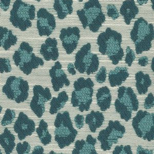 Loomis Teal 01140053 by Norbar Fabric Color/AQUA-TEAL-SPA 41 RAYON - 33 COTTON - 26 POLY USA 30,000 WYZENBEEK 14 7/8"V 15"H 54 - Fabric Carolina -