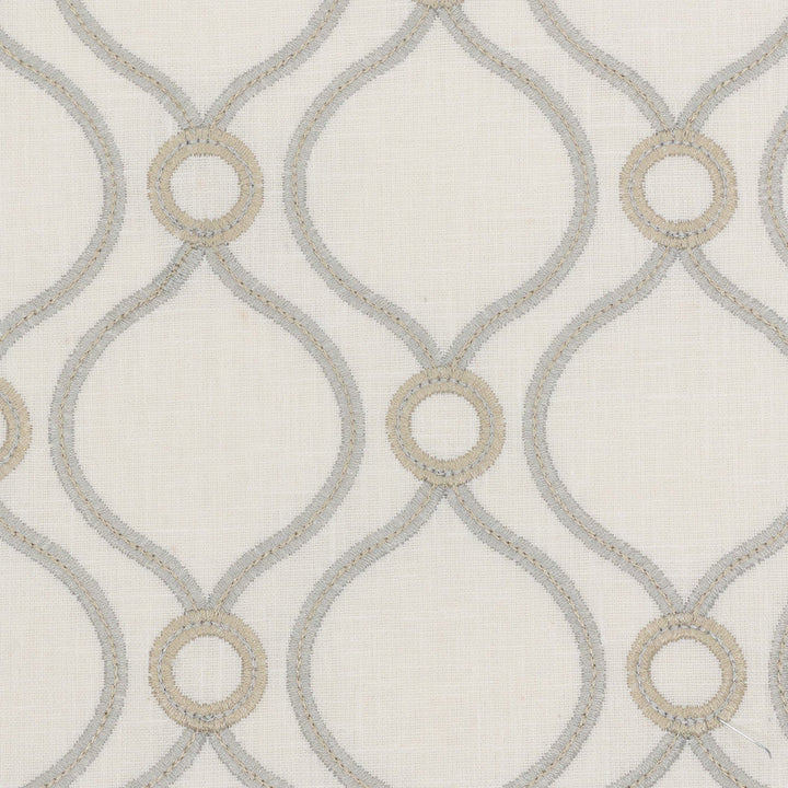 Looping 8 Fog by Stout Designer Fabric COLOR MY WINDOW PUMICE/STONE 70%POL 30%COT %PEMB INDIA Horizontal: 4.500 and Vertical: 4.500 54 in - Swanky Fabrics -