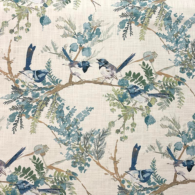 Lottie Blues by Magnolia Fabric - 100% Cot India 30000 Horizontal: 27.25 and Vertical: 25.75 55.25 - Fabric Carolina -