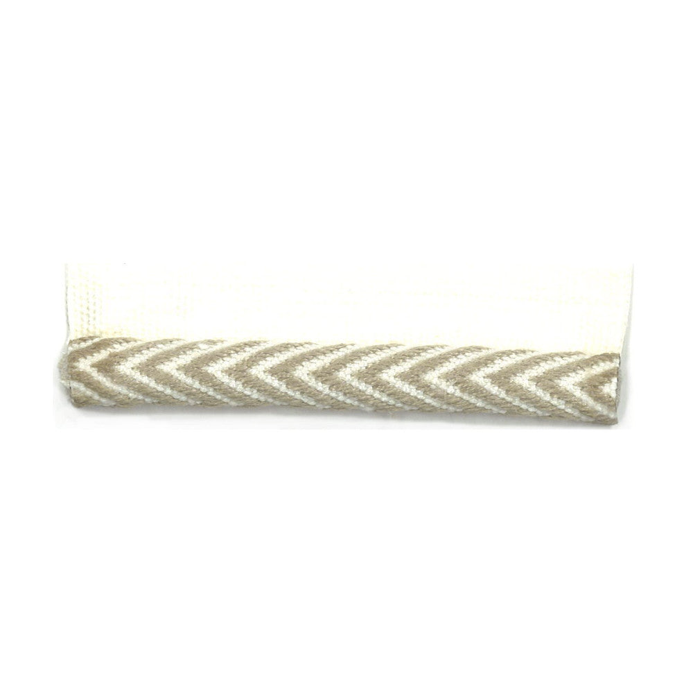 Louvre 2 Sand by Stout Trim NEW WORLD TRIM VOLUME II 45%LIN 41%COT 14%SVI CHINA Horizontal: 0.25 and Vertical: 0 1.38 in - Fabric Carolina -
