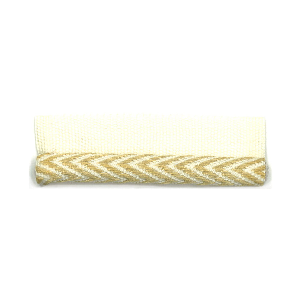 Louvre 3 Straw by Stout Trim New World Trim Volume Ii 45% Linen 41% Cotton 14% Spun Viscose CHINA Horizontal: 0.25 and Vertical: 0 1.38 in - Fabric Carolina -