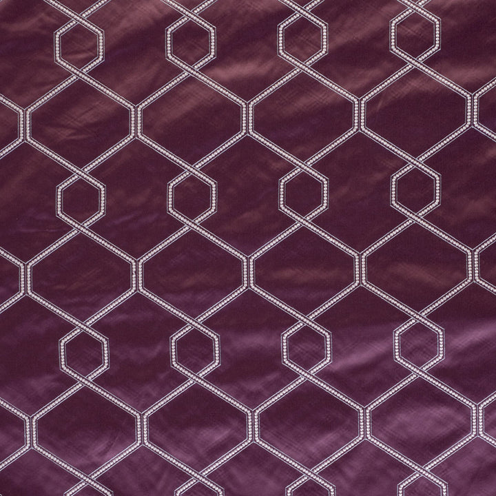Loving 5 Beet by Marcus William Fabric Kai/Marcus William Tanner 60% Cotton 40% Polyester Polyester Embroidery INDIA Horizontal: 6.625 and Vertical: 9.25 54.25 in - Fabric Carolina -
