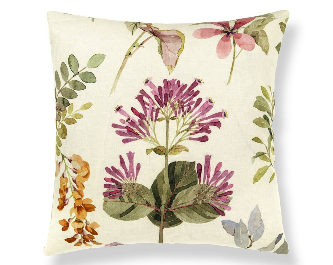 Sissinghurst Pillow 22 X 22 - Purple / Multi LOSDDK50160001 by Scalamandre Designer Pillow
