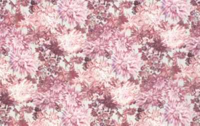 Grey'S Flower Garden Pinks LO80370002 by Grey Watkins Designer Fabric 100% LINEN AUSTRIA MEDIUM DUTY Horizontal: 31" and Vertical: 29" 58 - Swanky Fabrics -