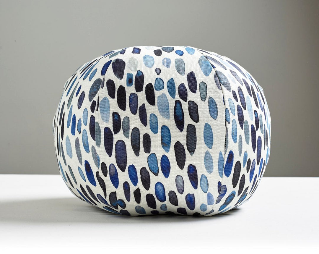 Jamboree Pillow 12 Dia - Blues LOSJAMBPILL0004 by Scalamandre Designer Pillow