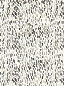 Scalamandre Fabric Jamboree Linen Print Greys