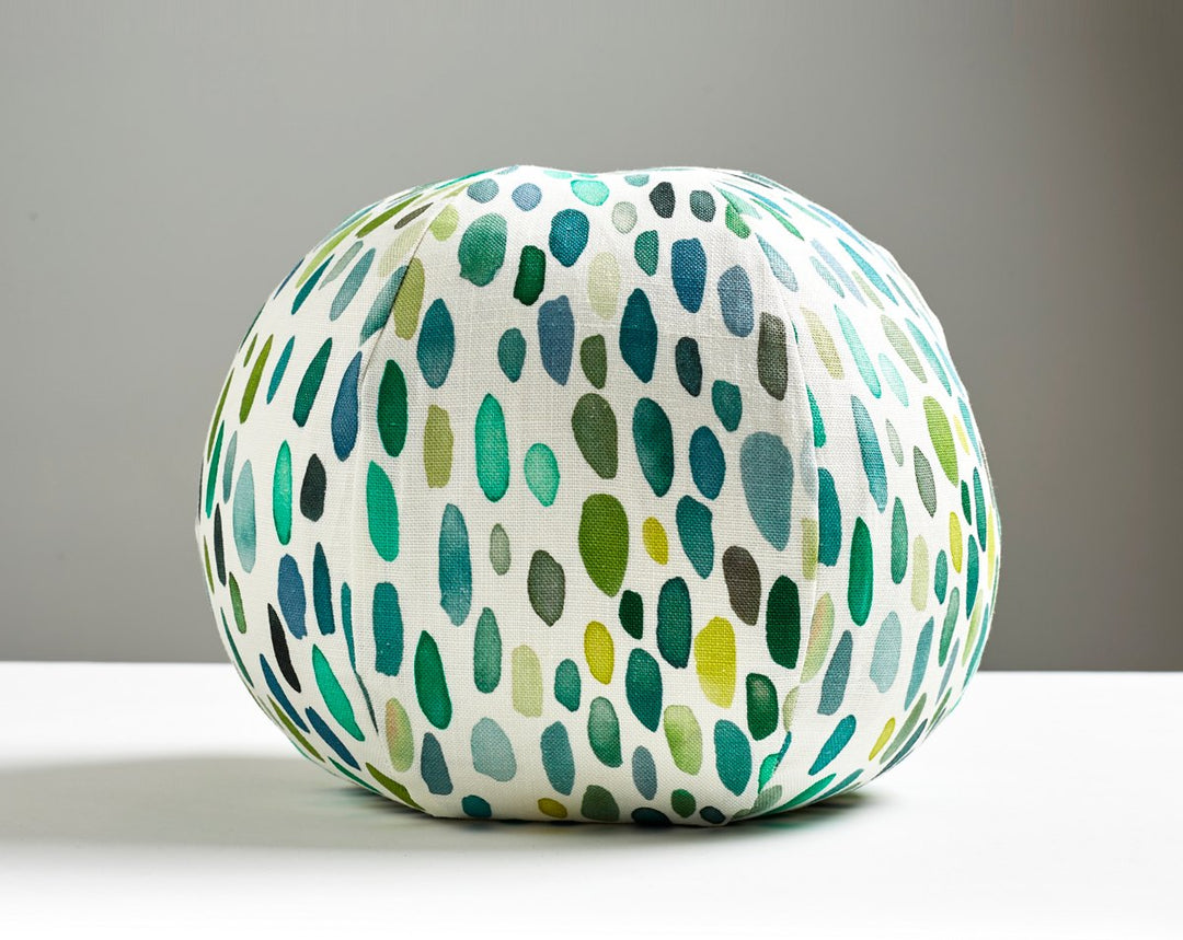 Jamboree Pillow 12 Dia - Grasshopper LOSJAMBPILL0006 by Scalamandre Designer Pillow