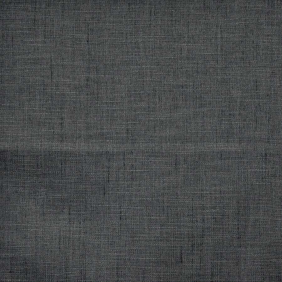 Lysander # 659 Charcoal by Maxwell Designer Fabric Sheer Textures 100% POLYESTER TURKEY 122" - Swanky Fabrics -
