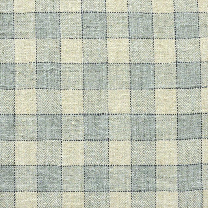 Lacrosse # 632 Aqua by Maxwell Fabric Stripes & Checks Ii 100% POLYESTER INDIA V-3.37"H-3" 55.25" - Fabric Carolina -