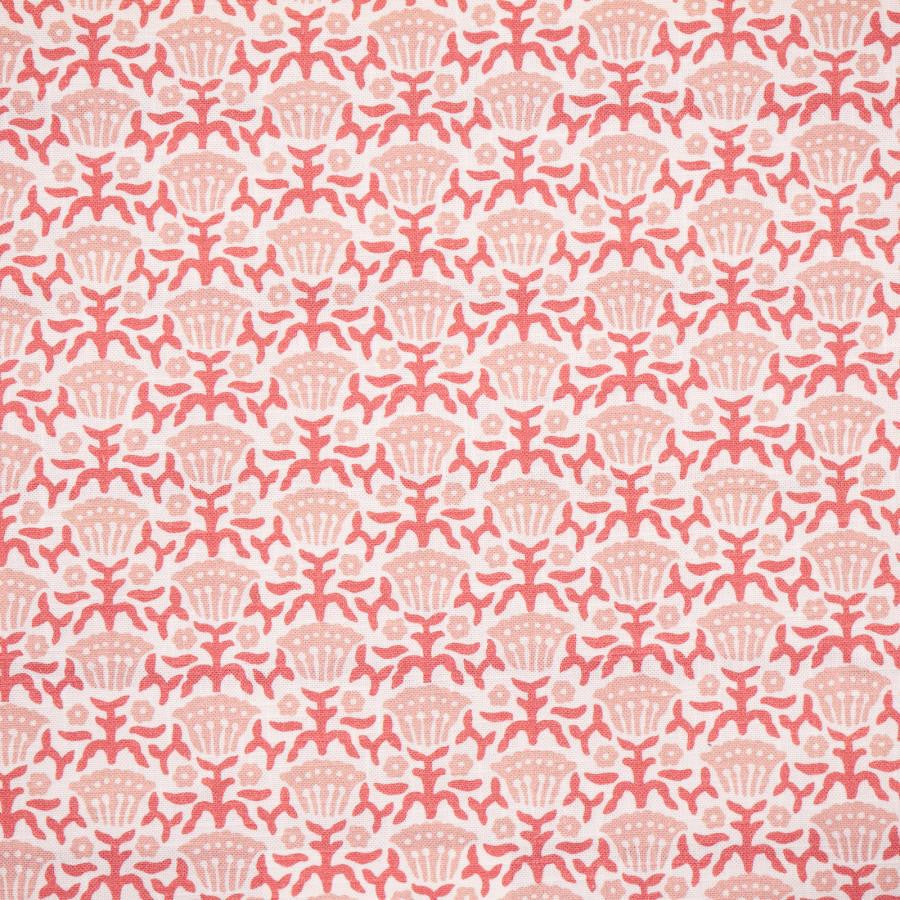 Lovage # 738 Peony by Maxwell Designer Fabric Color Theory-Vol.Viii Bittersweet 100% COTTON SPAIN V-3.5" H-2.3 55" - Swanky Fabrics -