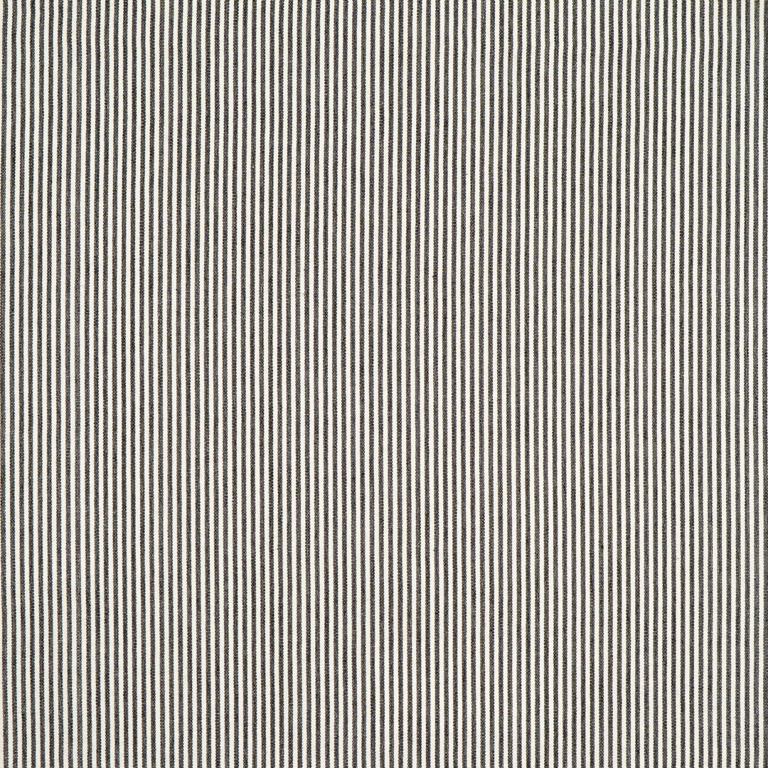 Logan # 735 Noir by Maxwell Designer Fabric Stripes & Checks Iv 100% COTTON INDIA H-0.25" 54" - Swanky Fabrics -